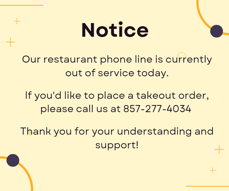 Notice